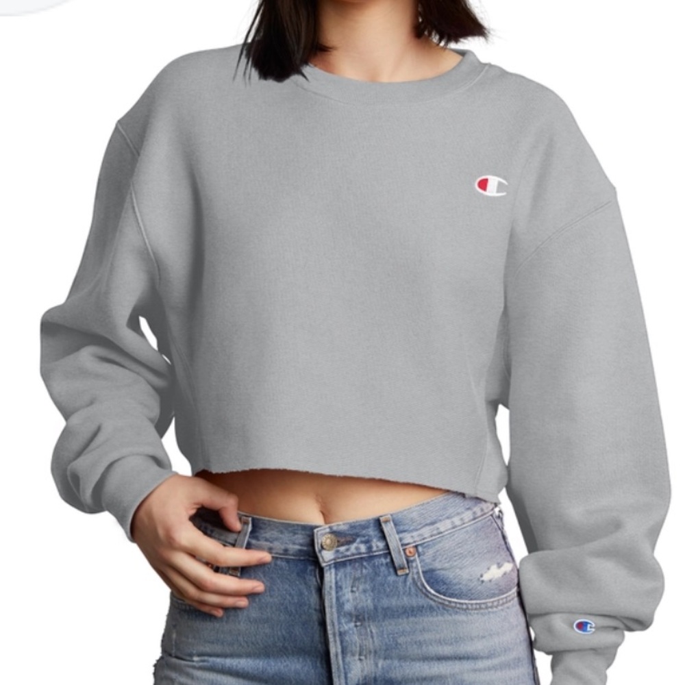 New Champion reverse weave crewneck cropped XL - Picture 6 of 8